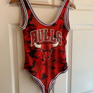 Chicago Bulls NBA Camo Leotard S/M